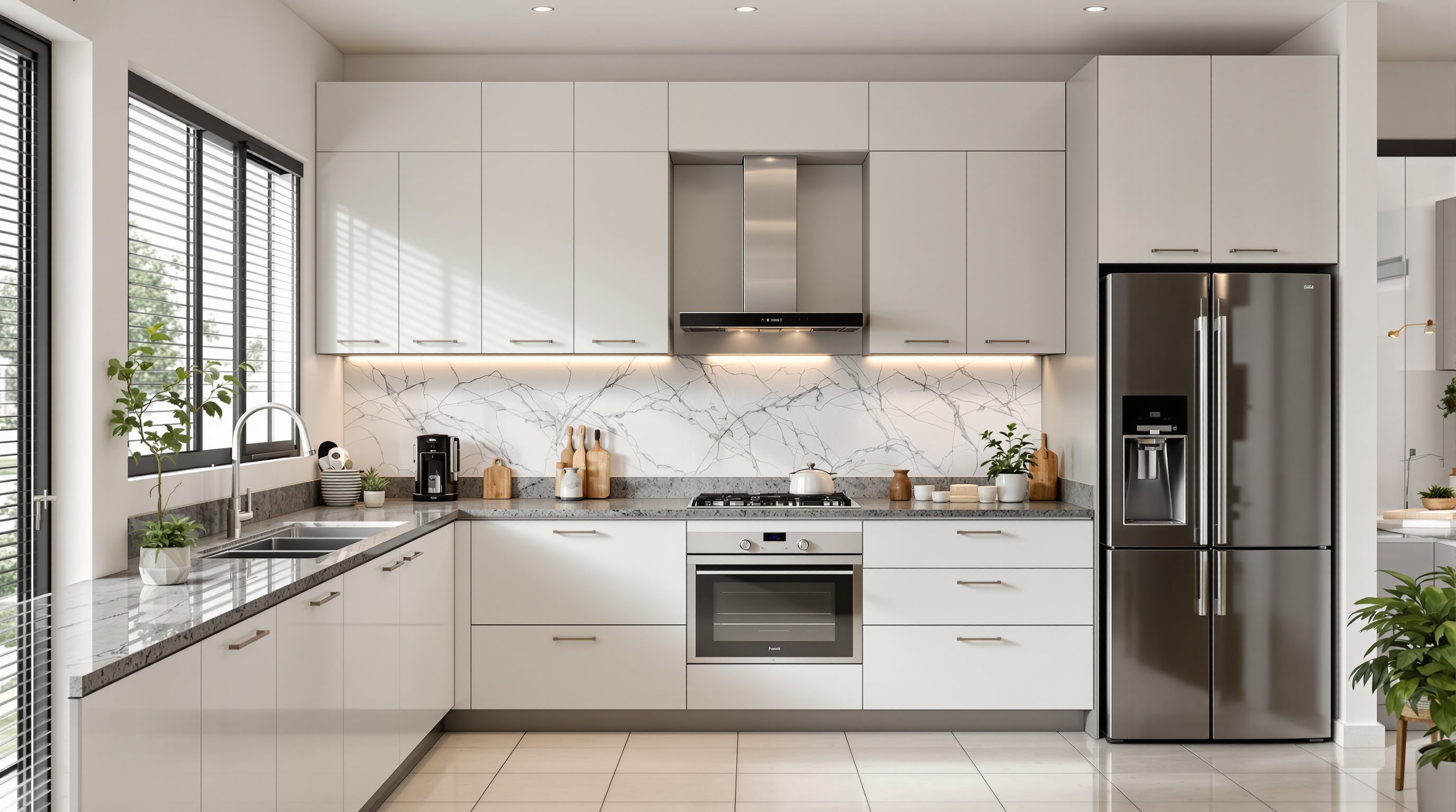 Custom modular kitchen design